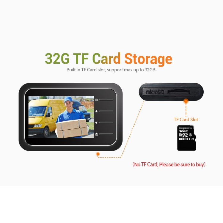 ESCAM C22 2.4 inch Screen Digital Door Viewer, Support Night Vision, TF Card, Take Photos and Video, C22 ESCAM C22 2.4 inch Screen Digital Door Viewer, Support Night Vision, TF Card, Take Photos and Video, C22